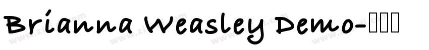 Brianna Weasley Demo字体转换
